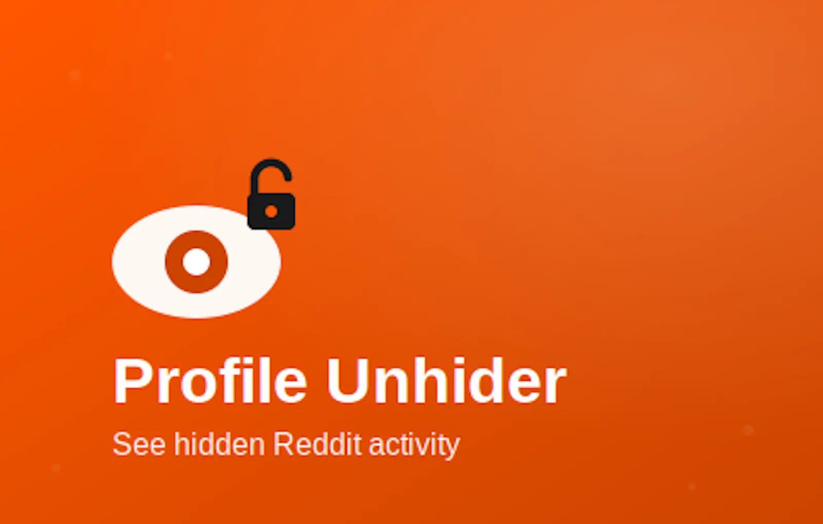 Profile Unhider  screenshot 2