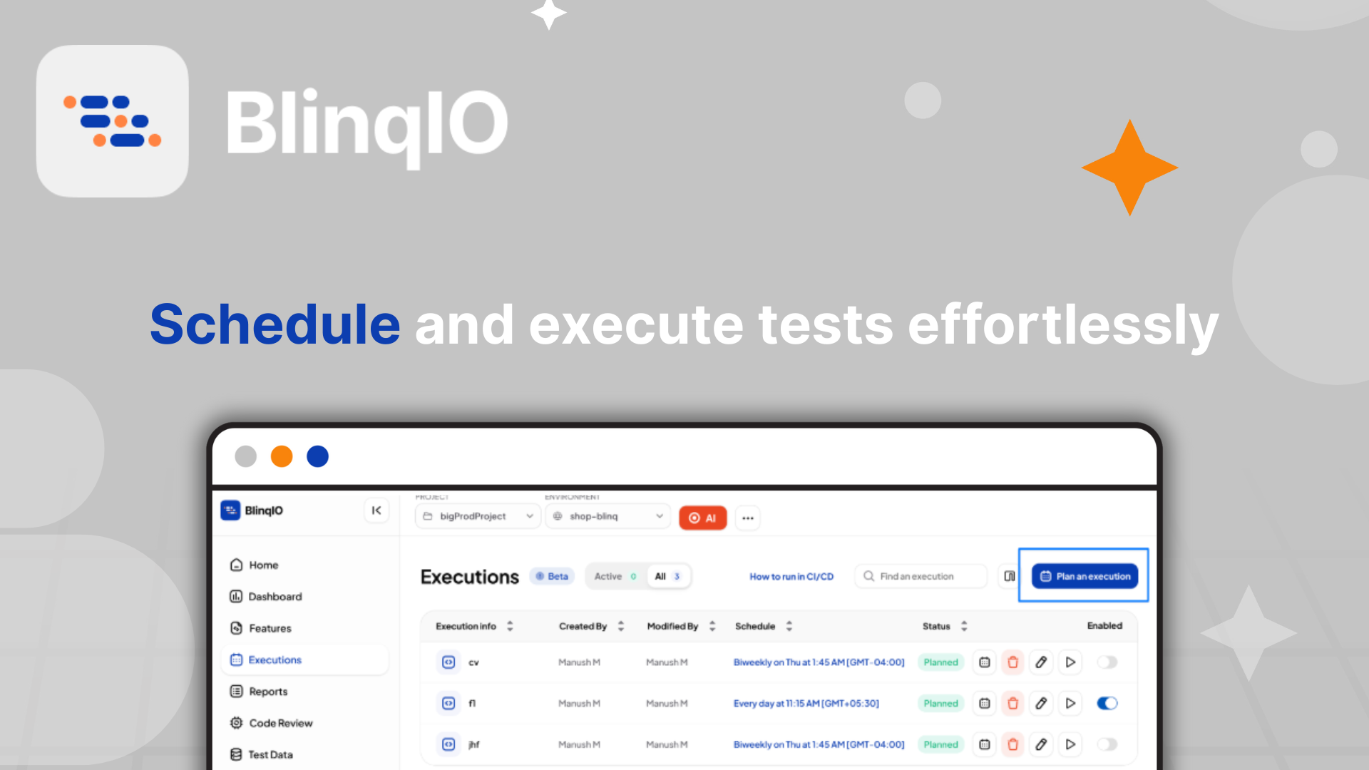 AI Test Engineer by BlinqIO - Screenshot 4 showing product features and functionality