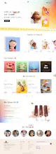 Ice-Cream Shop Landing Page Design gallery image