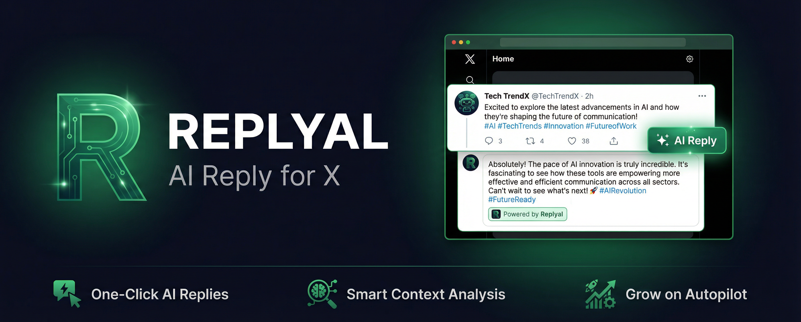 Replyal - Screenshot 2 showing product features and functionality