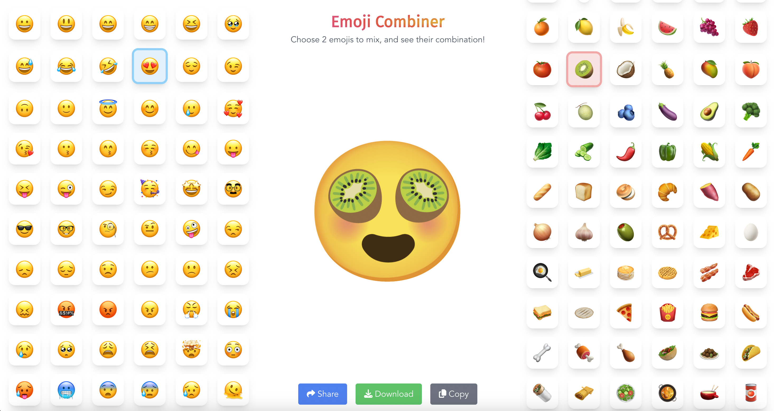 Combinador de emoji media 4
