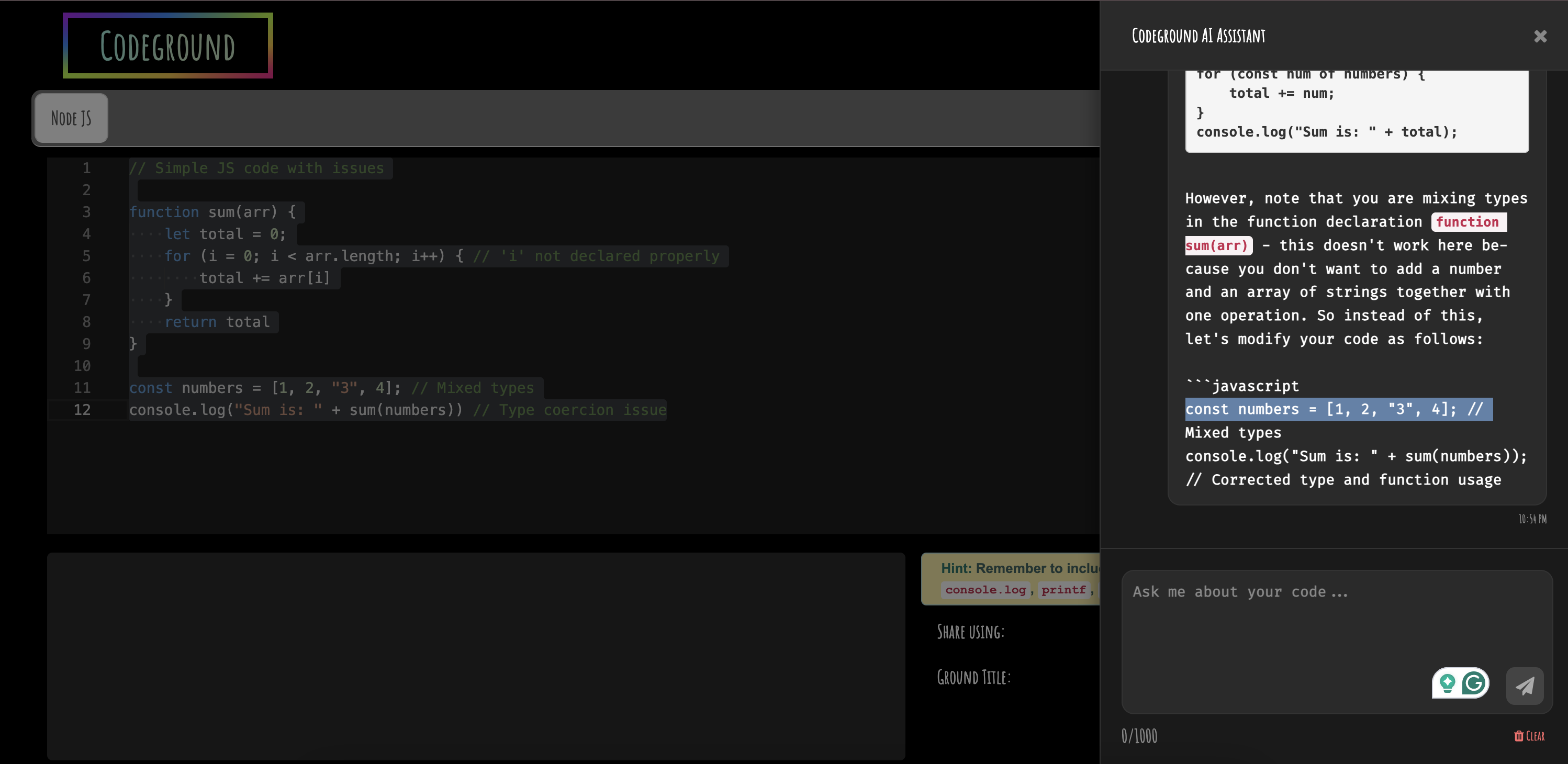 Codeground AI - Assistatore di codice AI - Codeground AI - All in One Developer Platform media 3