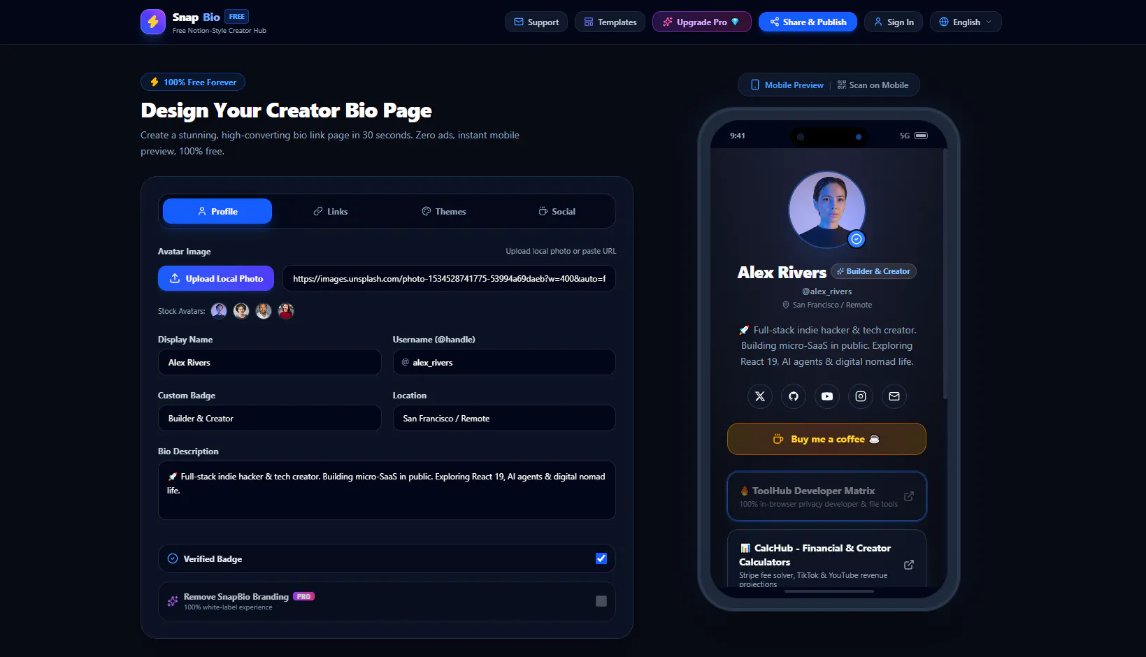 SnapBio gallery image