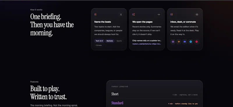 RecentBrief screenshot 3