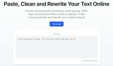 Puritext – Clean & reformat your text gallery image