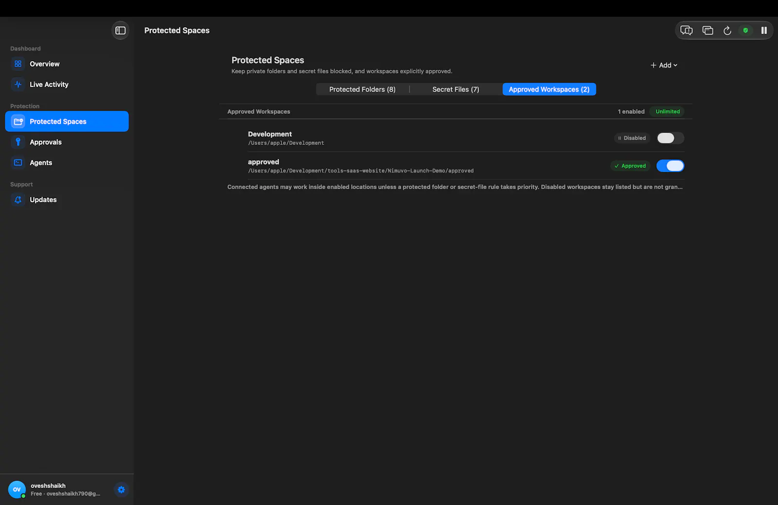 Nimuvo — AI Safety Layer for macOS screenshot 6