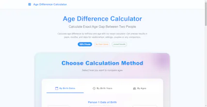 Age Difference Calculator gallery image