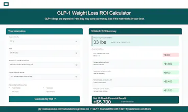 GLP-1 Cost Calculator gallery image