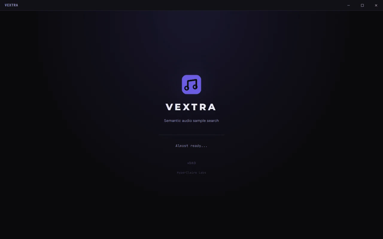 Vextra — Semantic Audio Sample Search