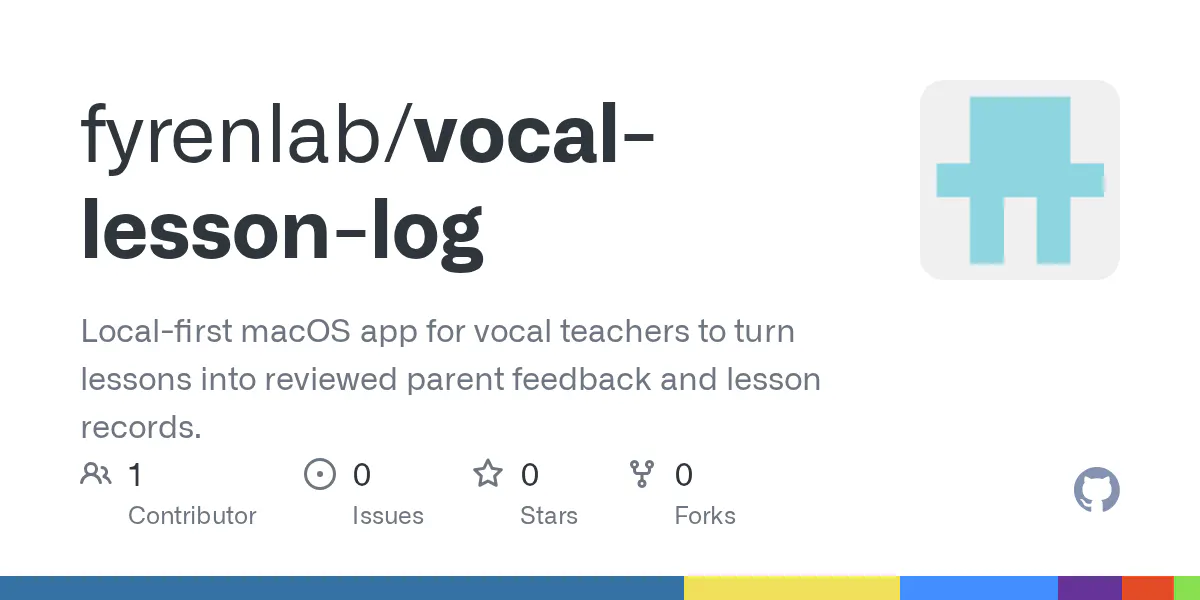 Vocal Lesson Log gallery image