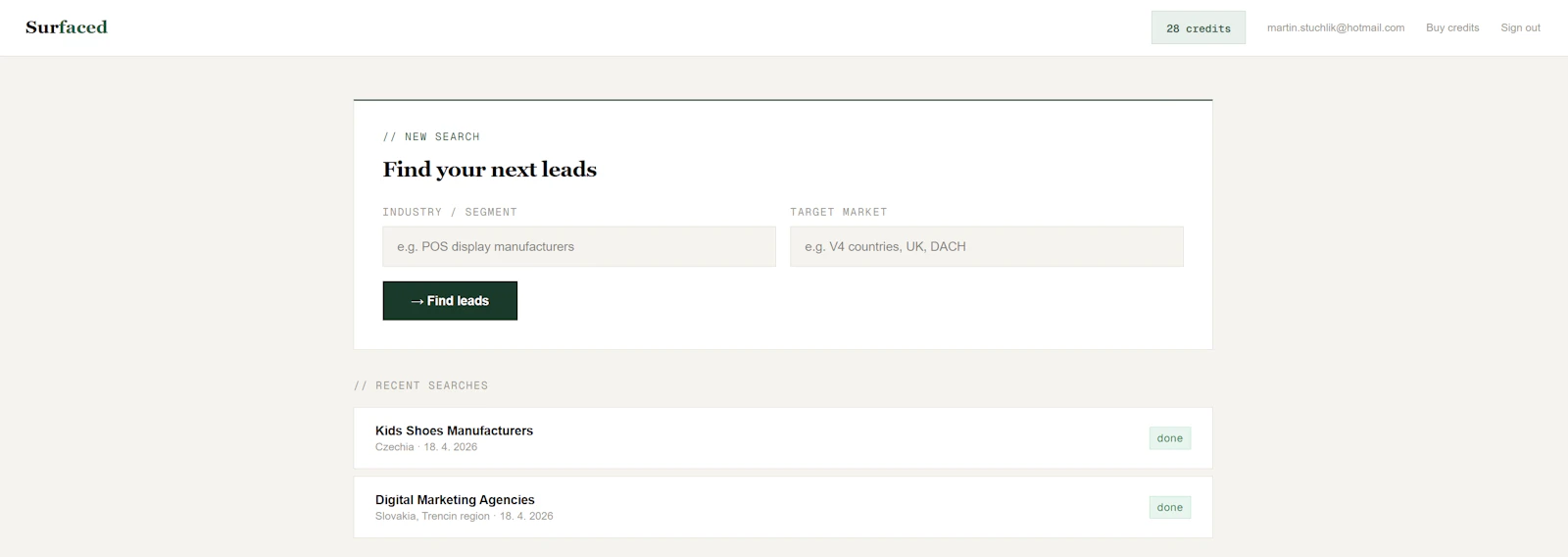 Surfaced screenshot 1
