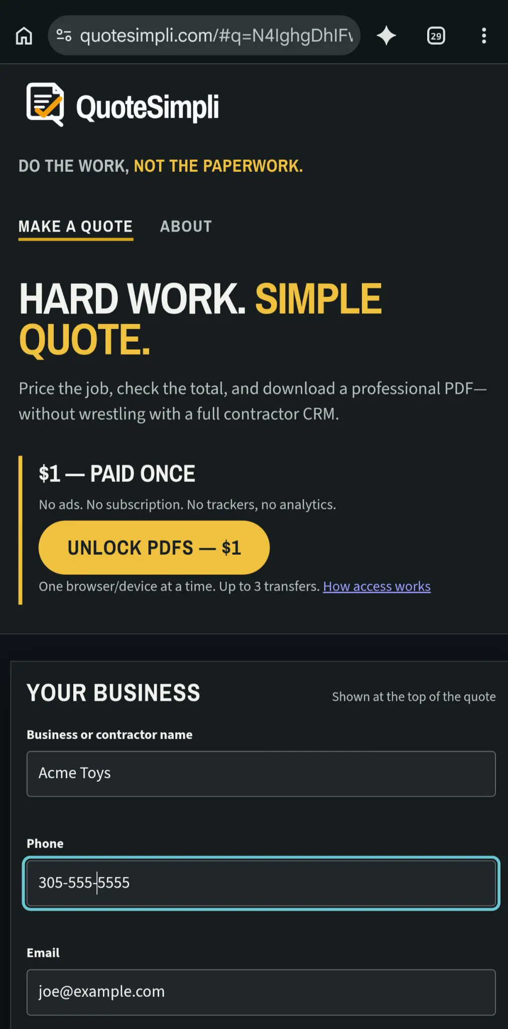 QuoteSimpli gallery image
