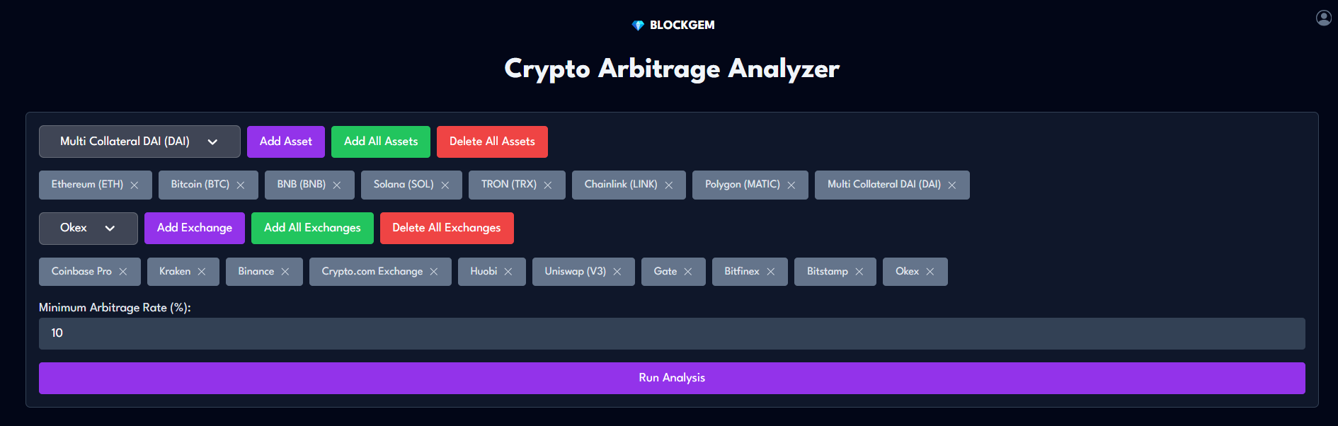 Blockgem - Crypto Arbitrage Notification media 2