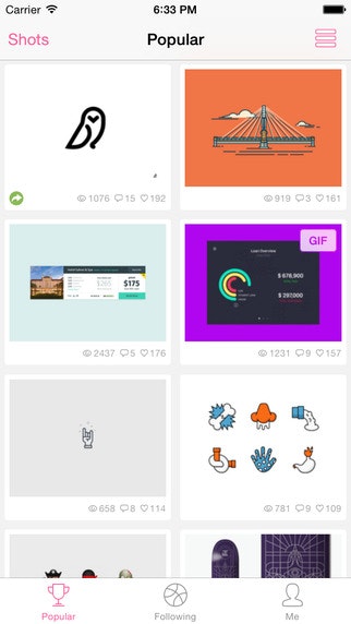 Dribbboard gallery image