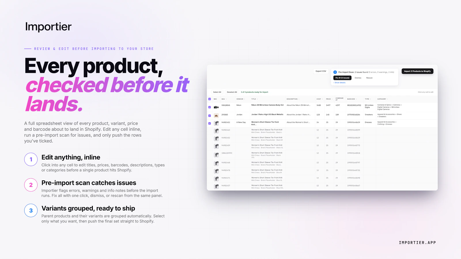 Importier: AI Product Import for Shopify screenshot 3
