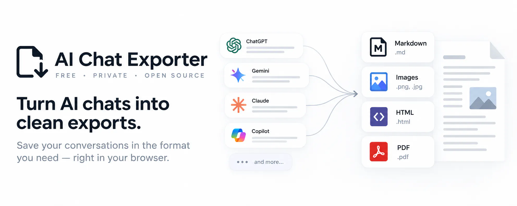 AI Chat Exporter gallery image