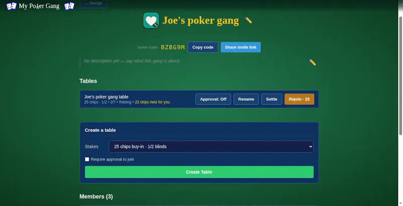 My Poker Gang screenshot 3