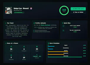 GitGauge — GitHub Profile Analyzer gallery image