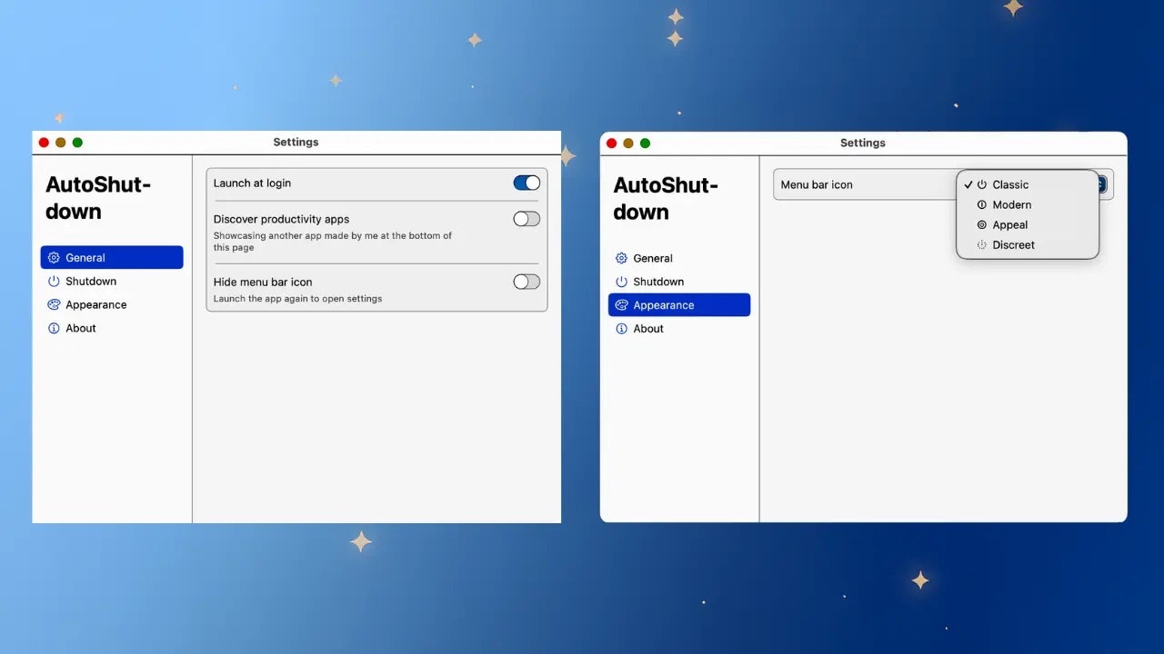 Auto Shutdown - Screenshot 2 showing product features and functionality