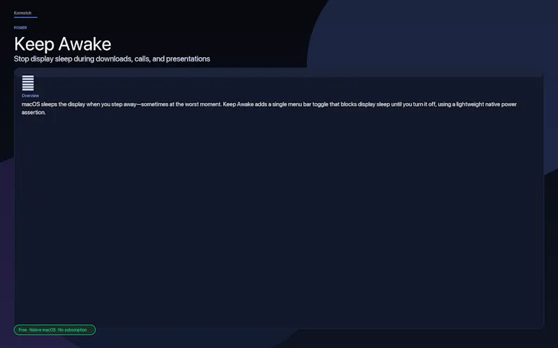 Korinotch screenshot 3