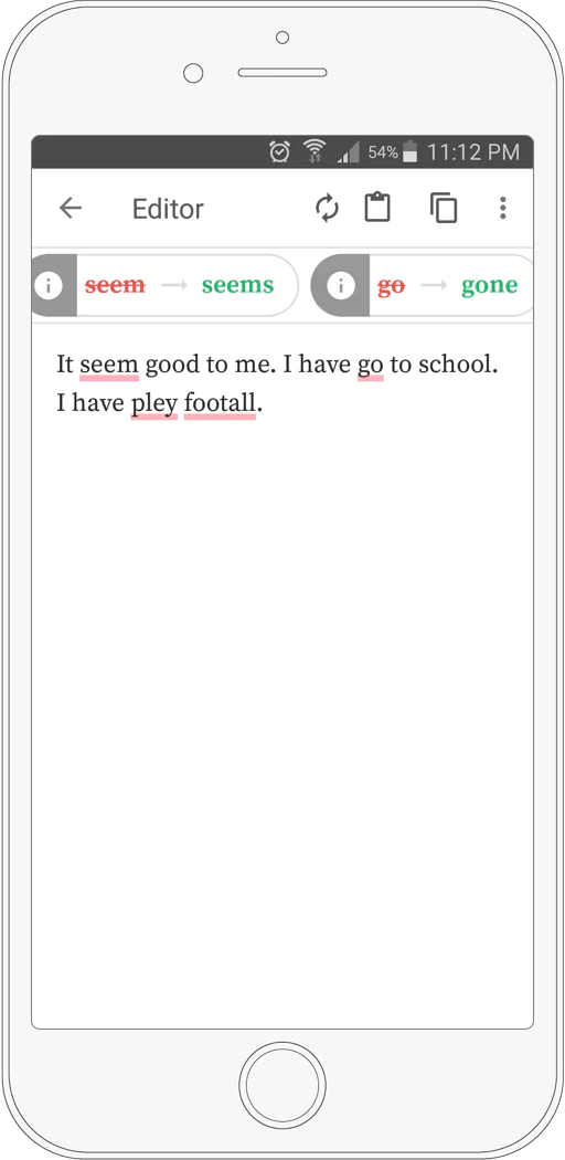 Correctify - Grammarly for Android