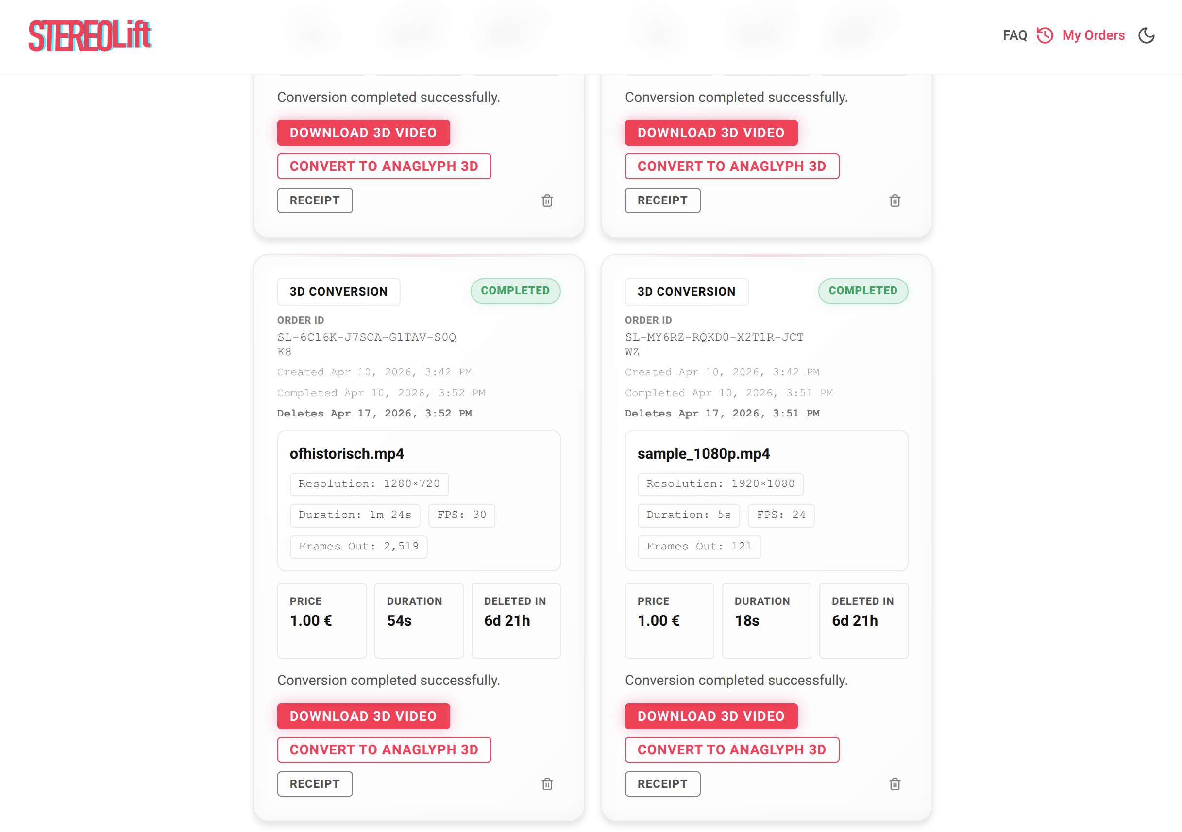 StereoLift 2D to 3D video conversion gallery image