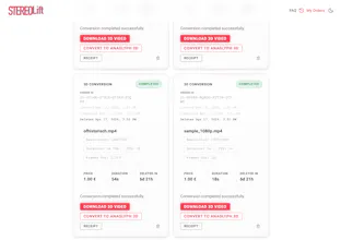 StereoLift 2D to 3D video conversion gallery image