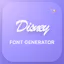 Disney Font Generator