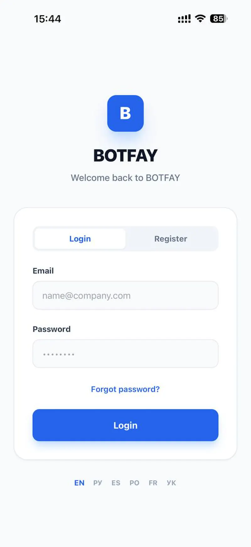 Botfay screenshot 2