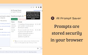 AI Prompt Saver gallery image