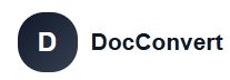 DocConvertor - Product Hunt launch logo and brand identity