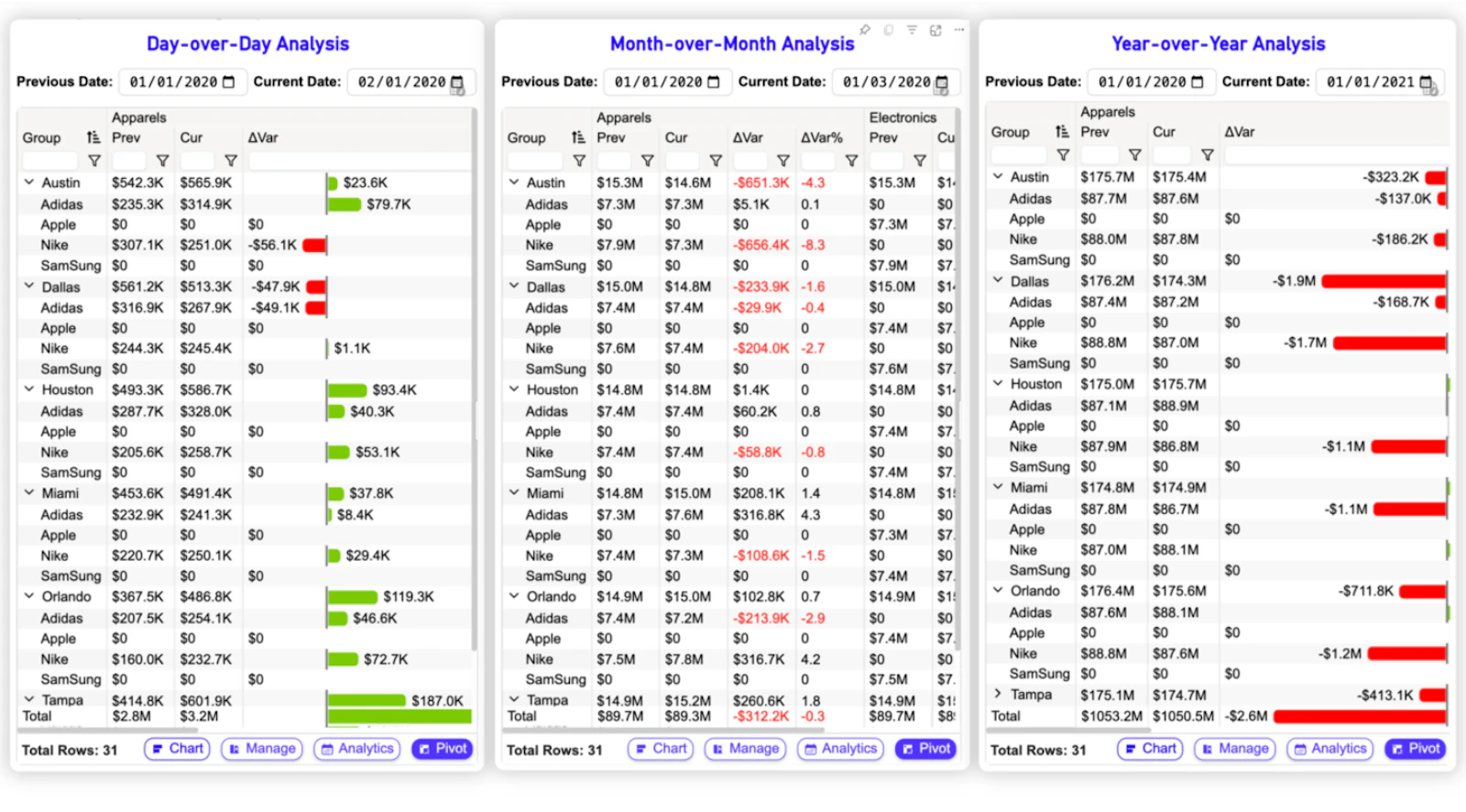 Flexa Tables screenshot 2