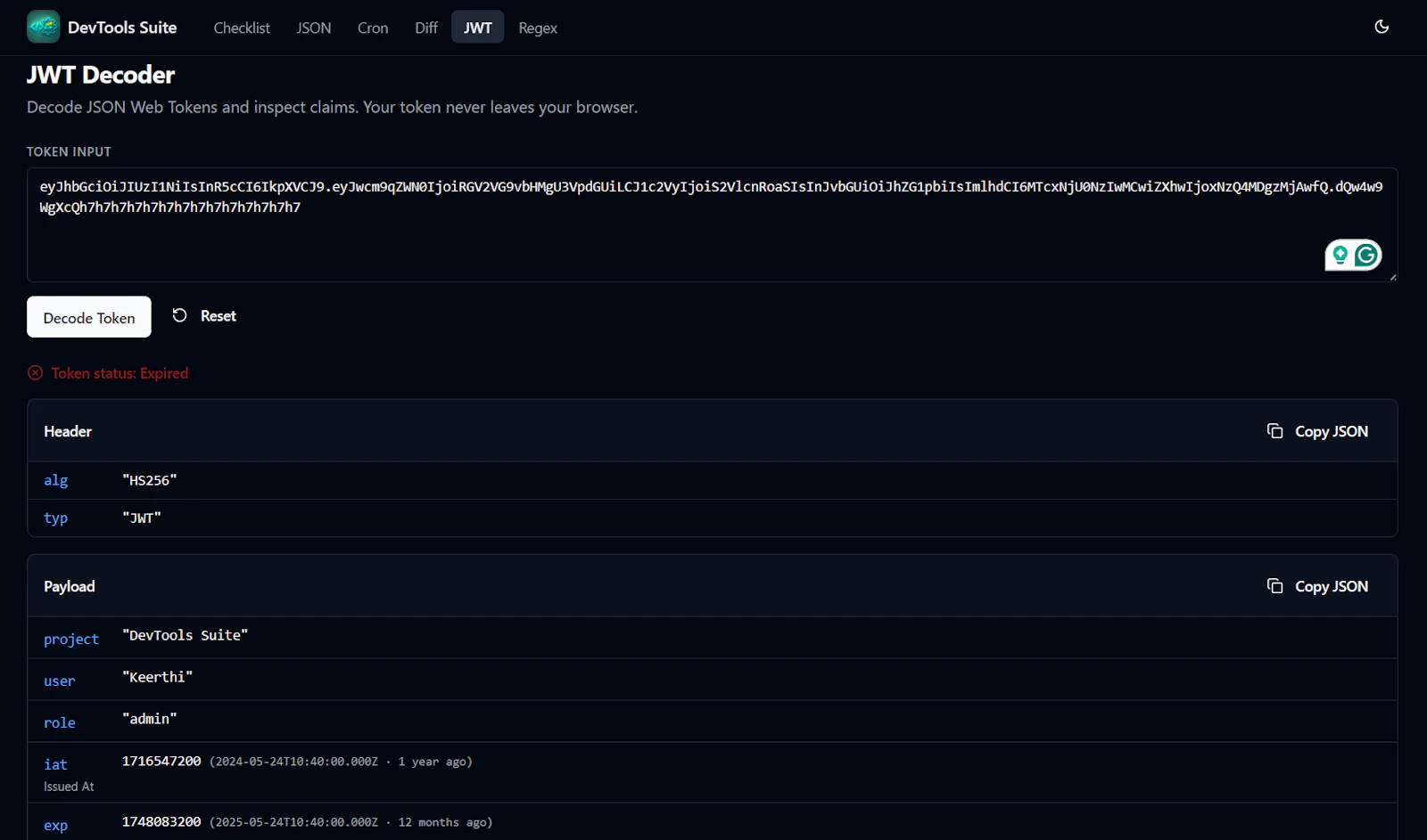 DevTools Suite screenshot 8
