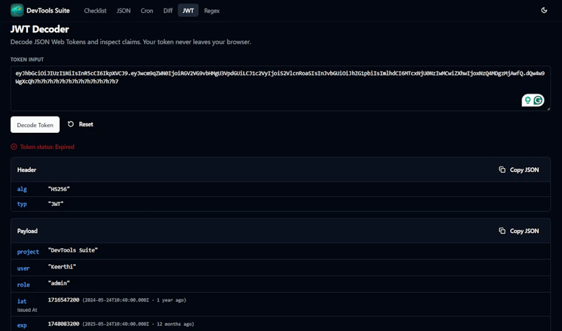 DevTools Suite screenshot 8