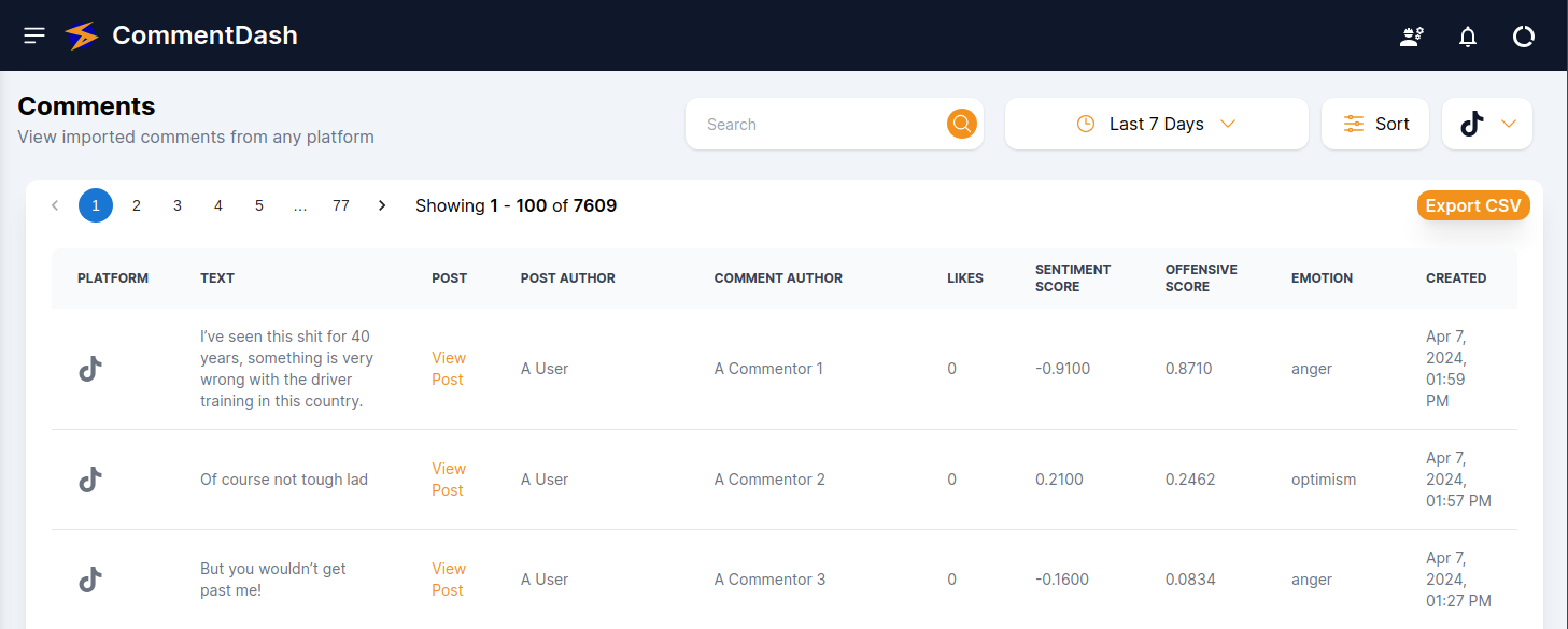 CommentDash - Analyze social interactions in a flash with CommentDash media 5