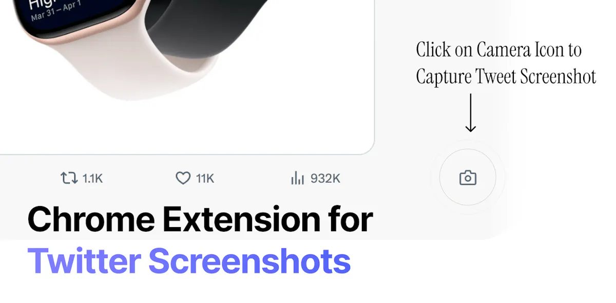 Chrome Extension for Twitter Screenshots