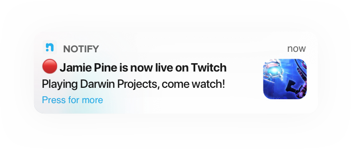 Notify gallery image