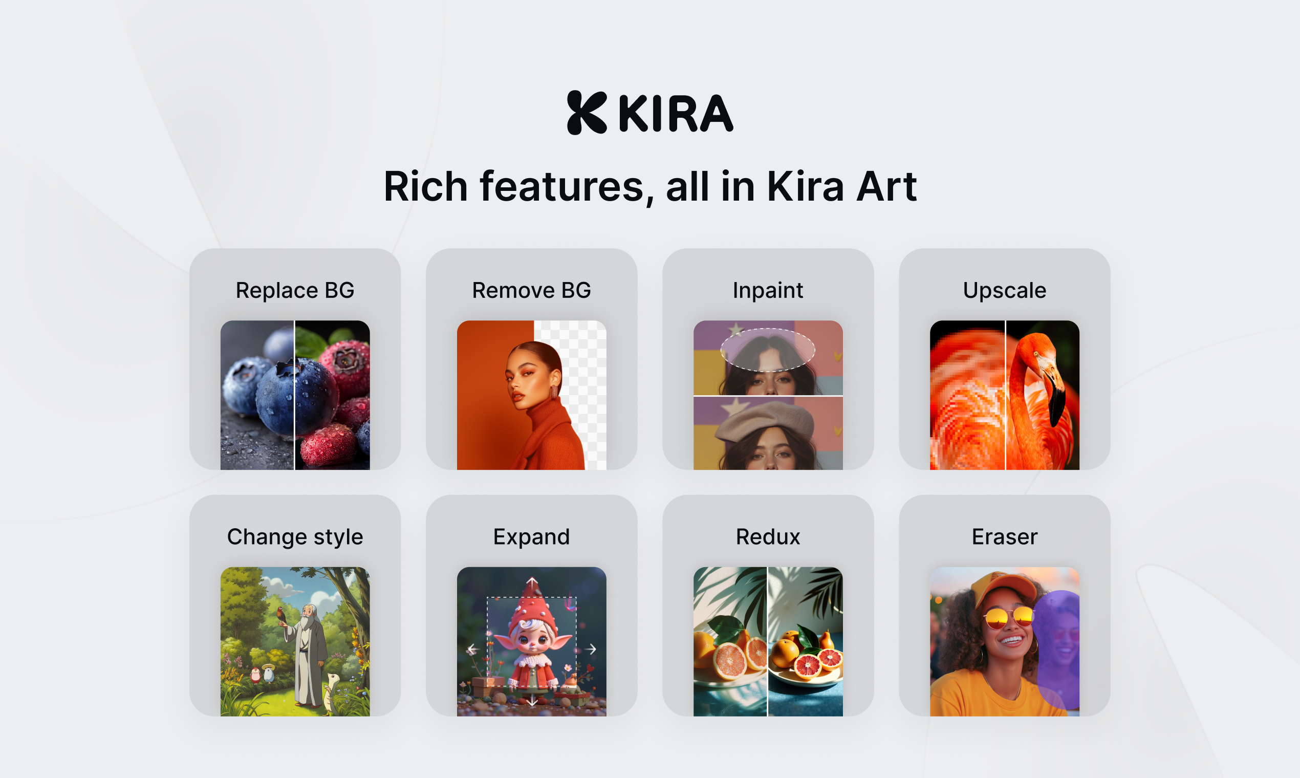 Mídia 6 de Kira.art - De palavras simples a arte profissional consistente.