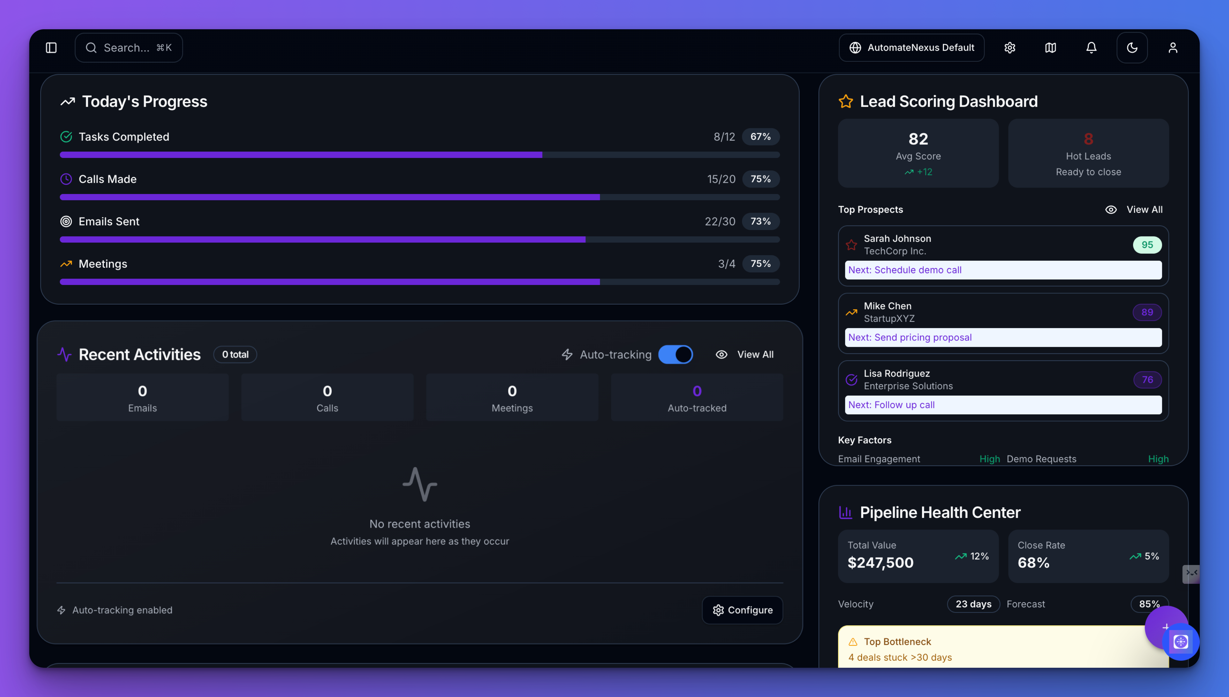 AutomateNexus CRM gallery image