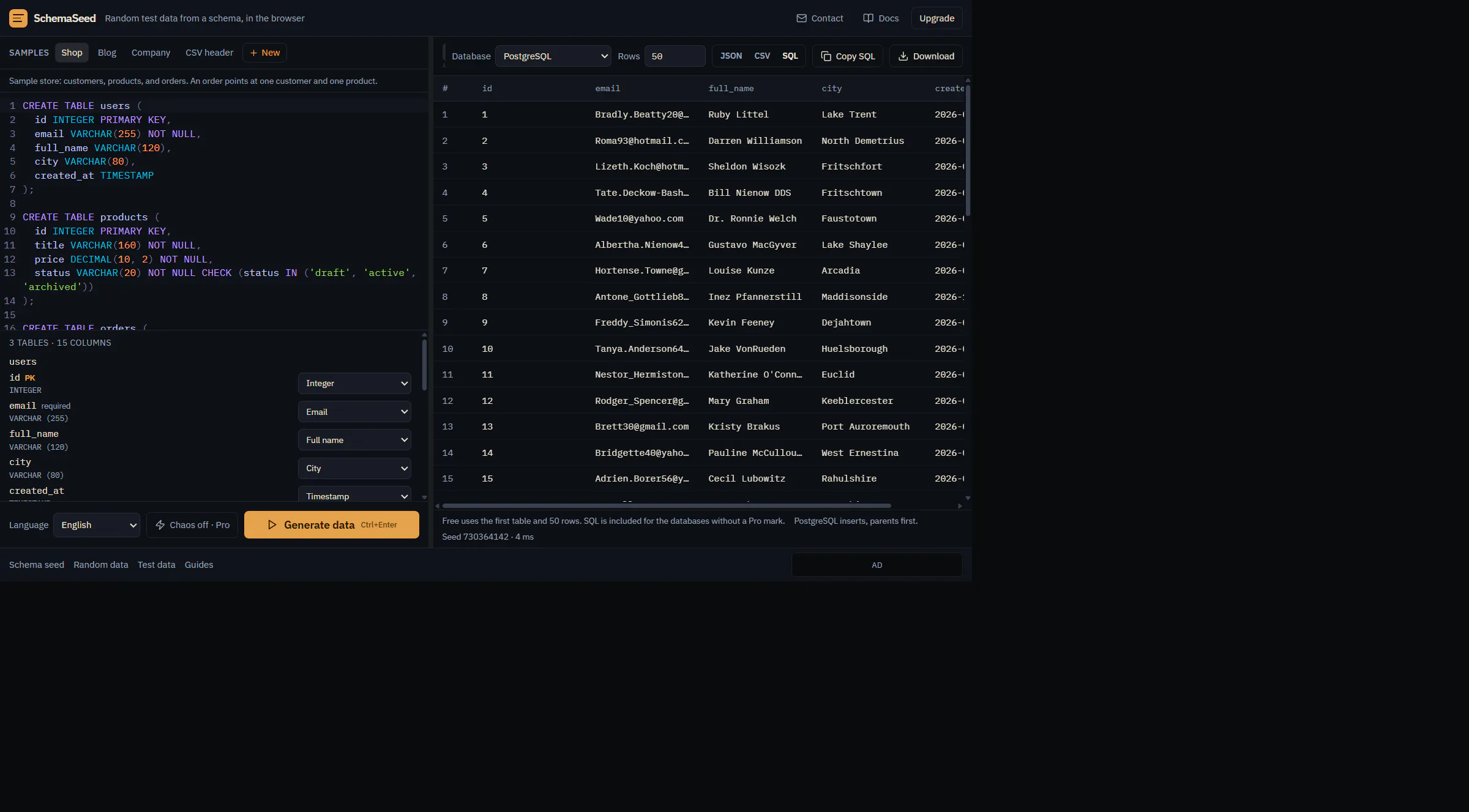 SchemaSeed gallery image