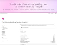 The Ultimate Wedding Planning Template media 1