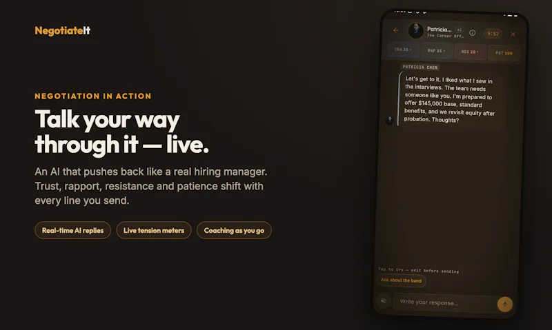 NegotiateIt screenshot 4