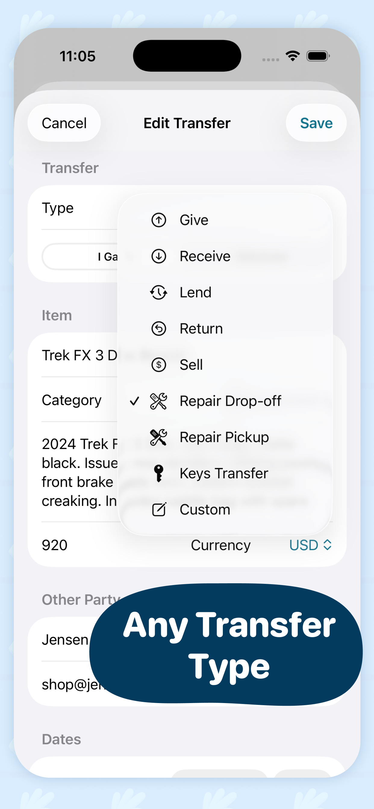 ItemProof iOS app gallery image