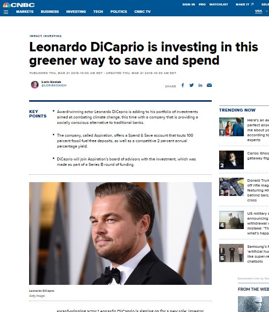 NO Evil, TONS Of Perks - Aspiration Bank gallery image