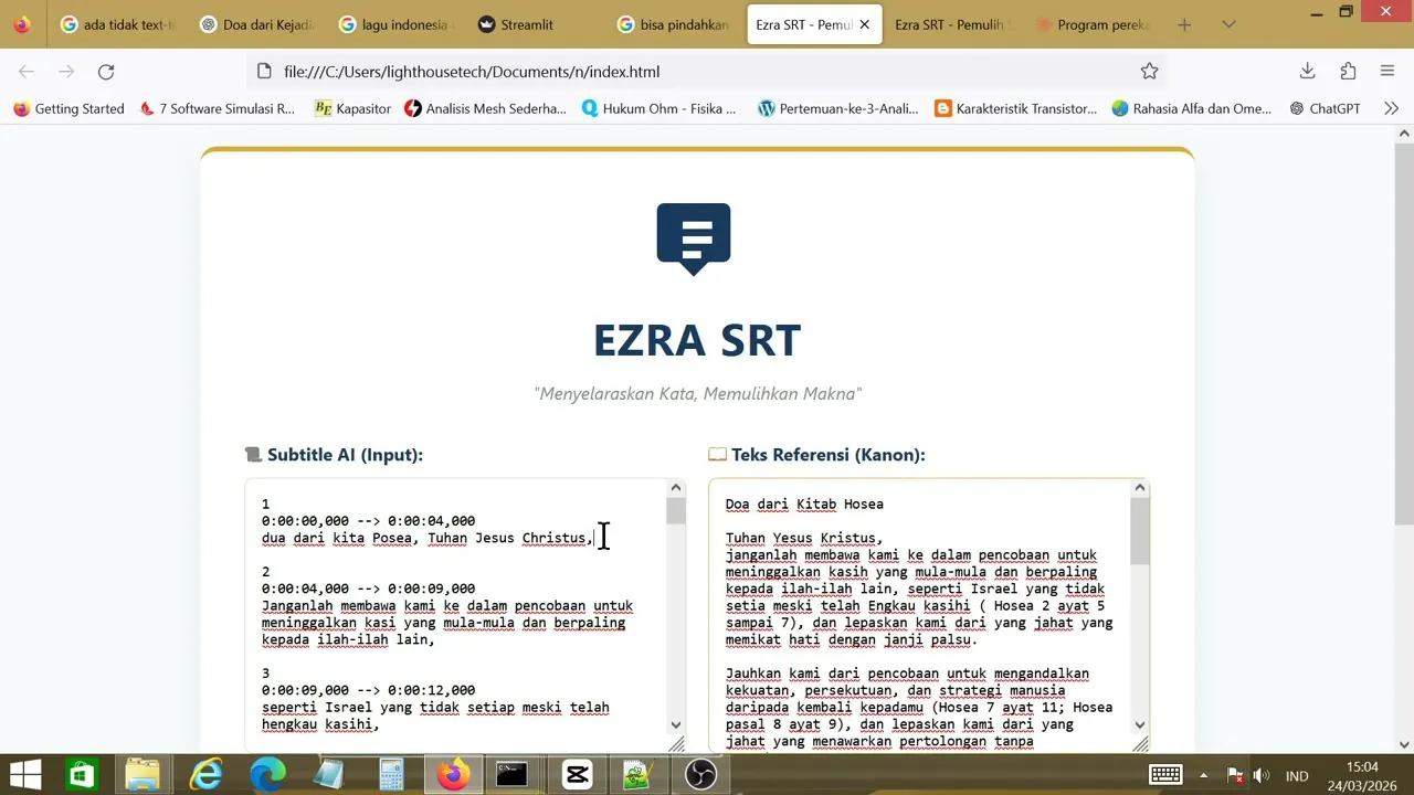 ezra srt corrector gallery image