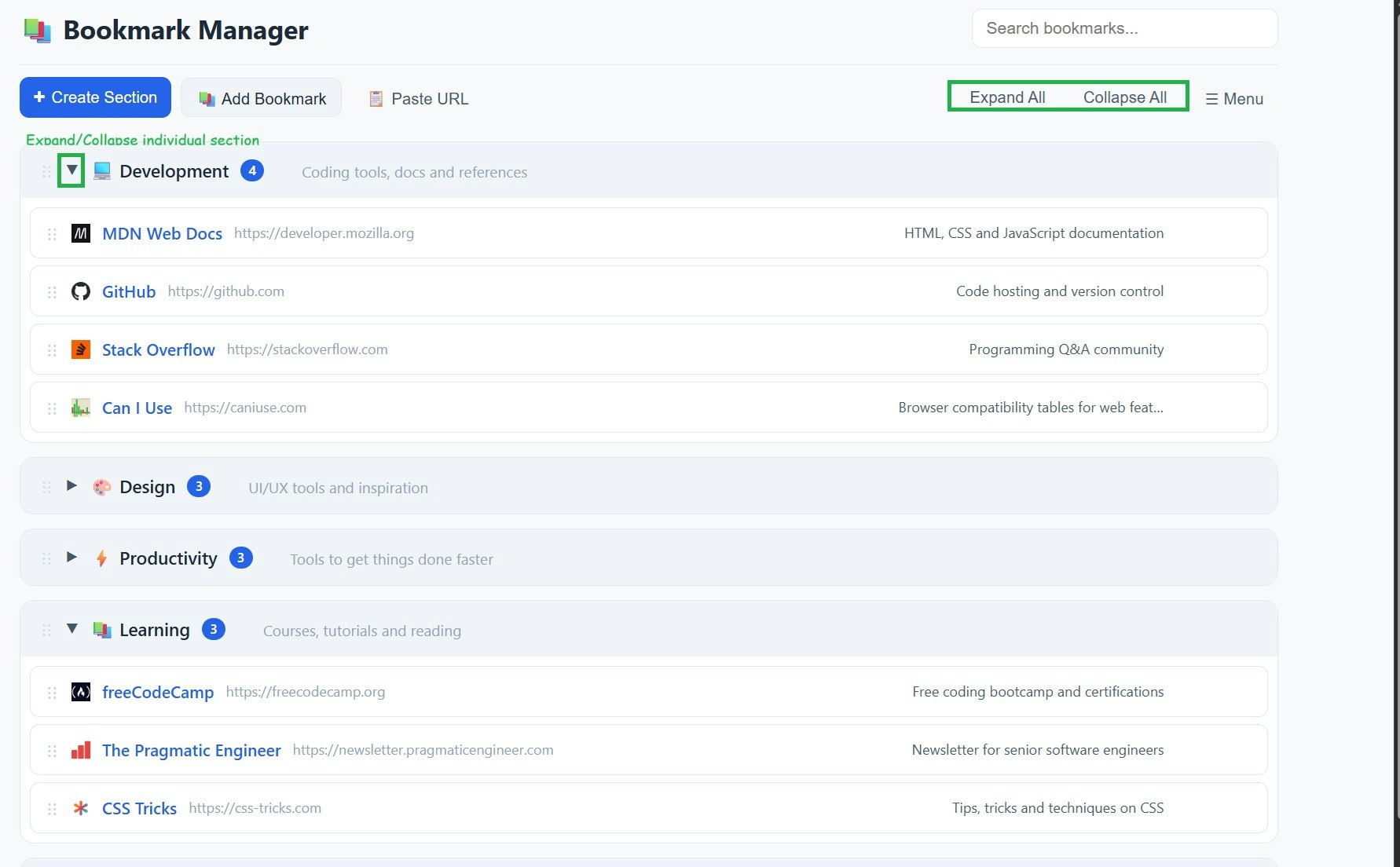 Bookmark Manager gallery image