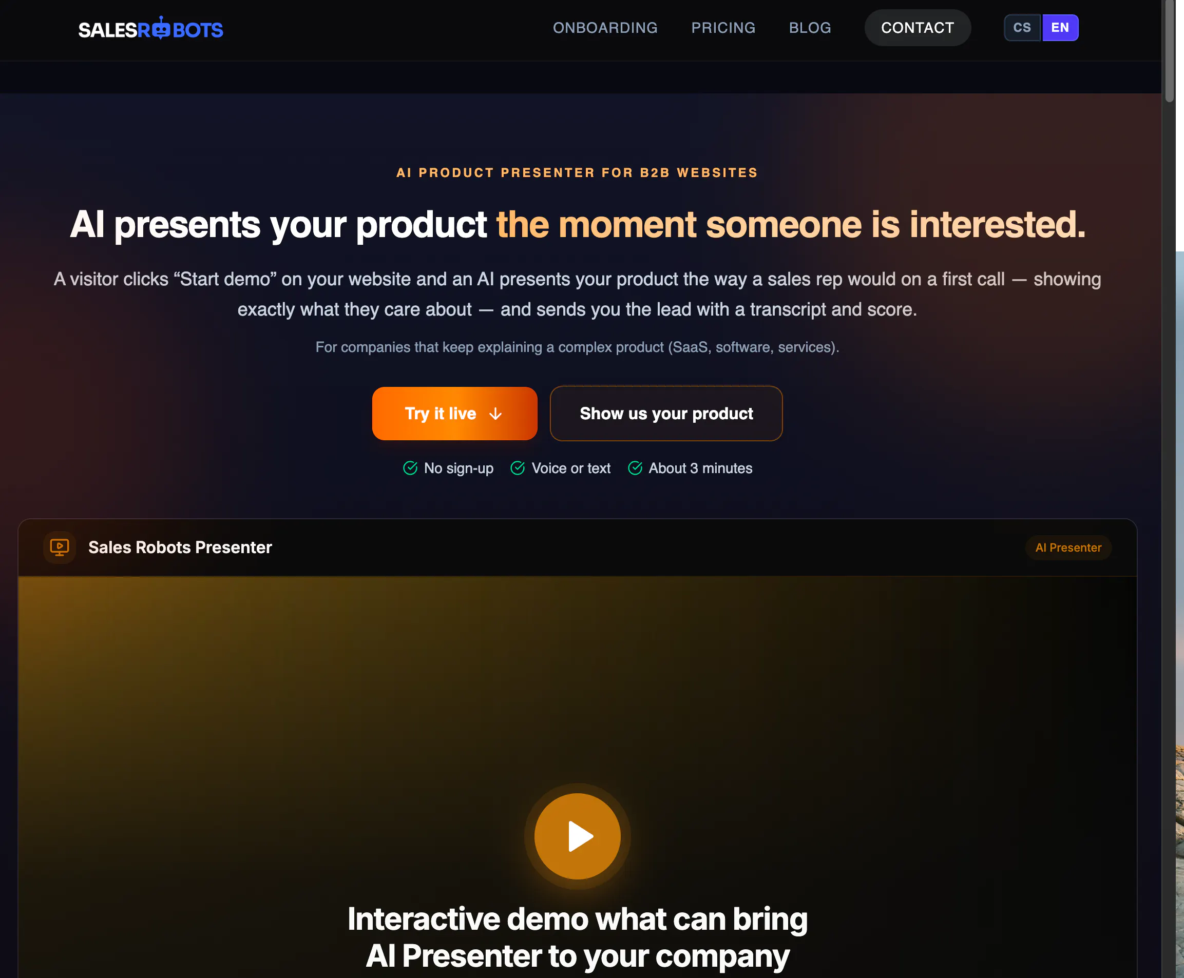 Prezenter by Sales Robots gallery image