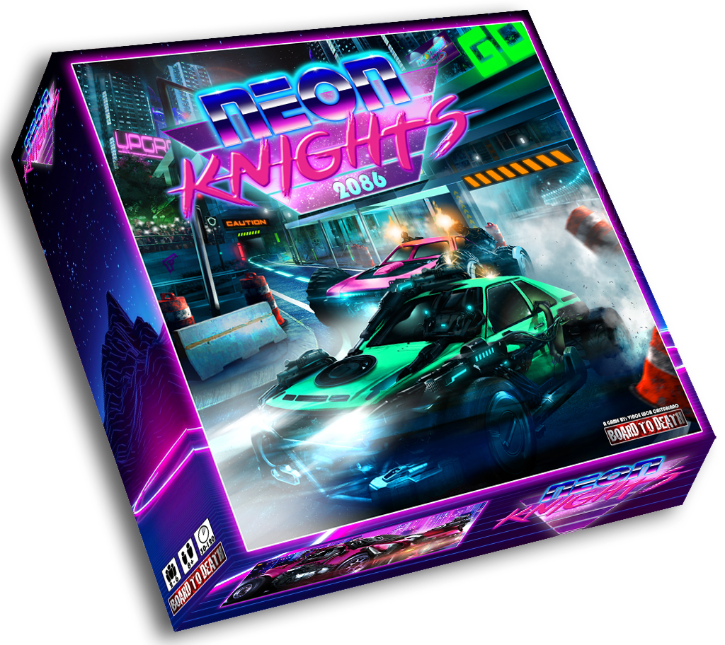 Neon Knights Board Game