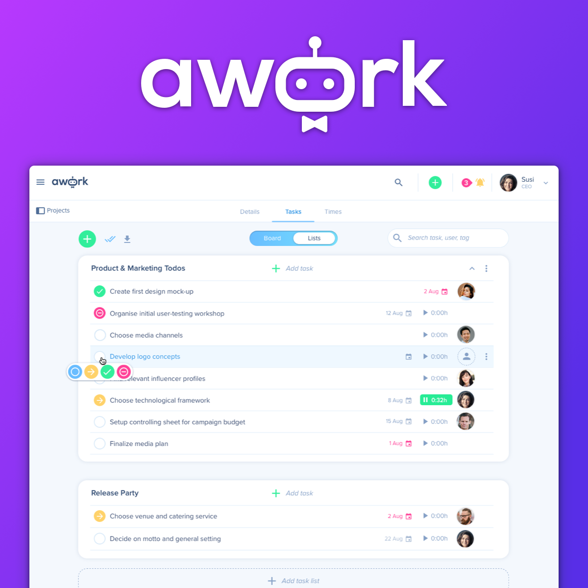 awork
