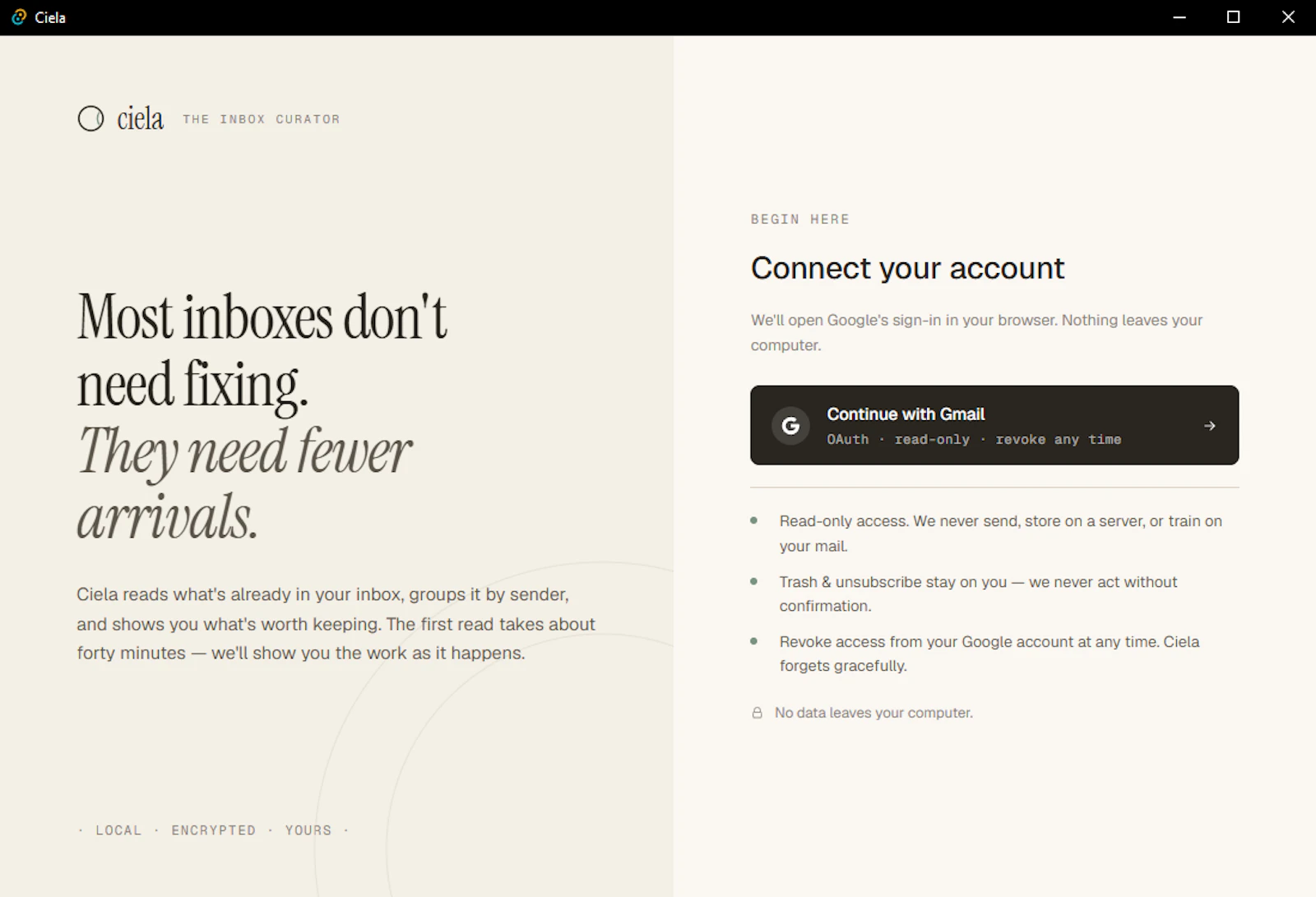 Ciela screenshot 1